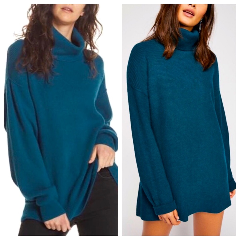 New Free People Softly Structured Tunic Sweater M